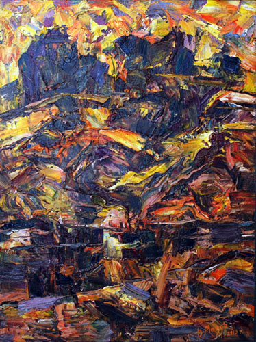 &laquo;Evening Prayer&raquo; by Volodymyr Mazur [2013] (oil on canvas)