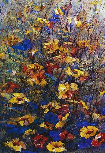 &laquo;Flowers&raquo; by Volodymyr Mazur [2011] (oil on canvas)