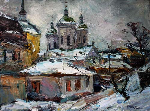 &laquo;Poltova Winter&raquo; by Maksym Mazur [2015] (oil on canvas)