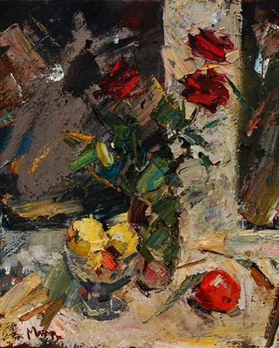 &laquo;Flower Bouquet&raquo; by Maksym Mazur [2015] (oil on canvas)