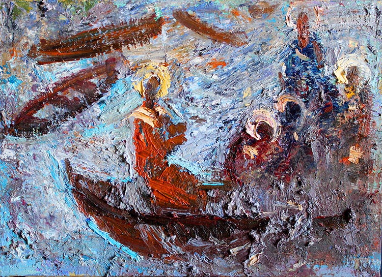 &laquo;Apostles&raquo; by Maksym Mazur [2013] 50×70cm, oil on canvas