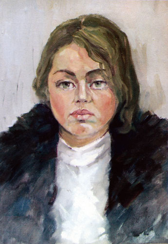 Portrait of Tania by Volodymyr Mazur [2004] (oil on canvas)