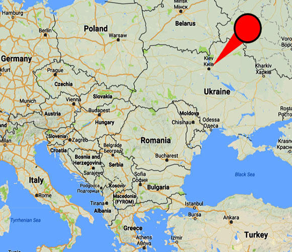 Ukraine Location