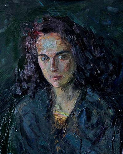 &laquo;Ulyana&raquo; by Maksym Mazur [2014] (oil on canvas)