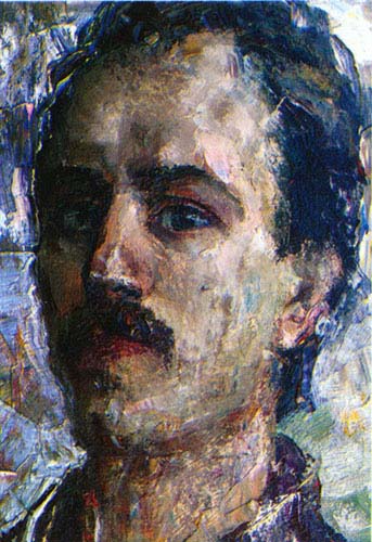 Volodymyr Mazur: Self-Portrait [2002] (oil on canvas)