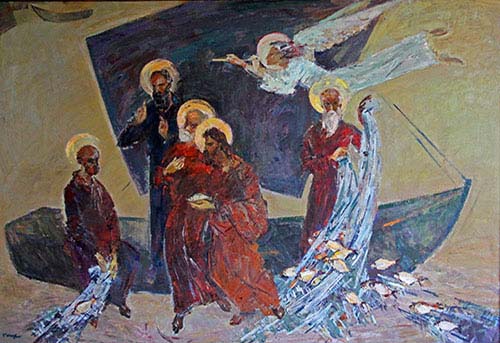 &laquo;Wonderful Catch&raquo; by Maksym Mazur [2015] (oil on canvas)