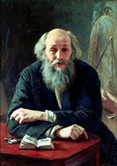 Mykola Ge by Nikolai Yaroshenko [1890]